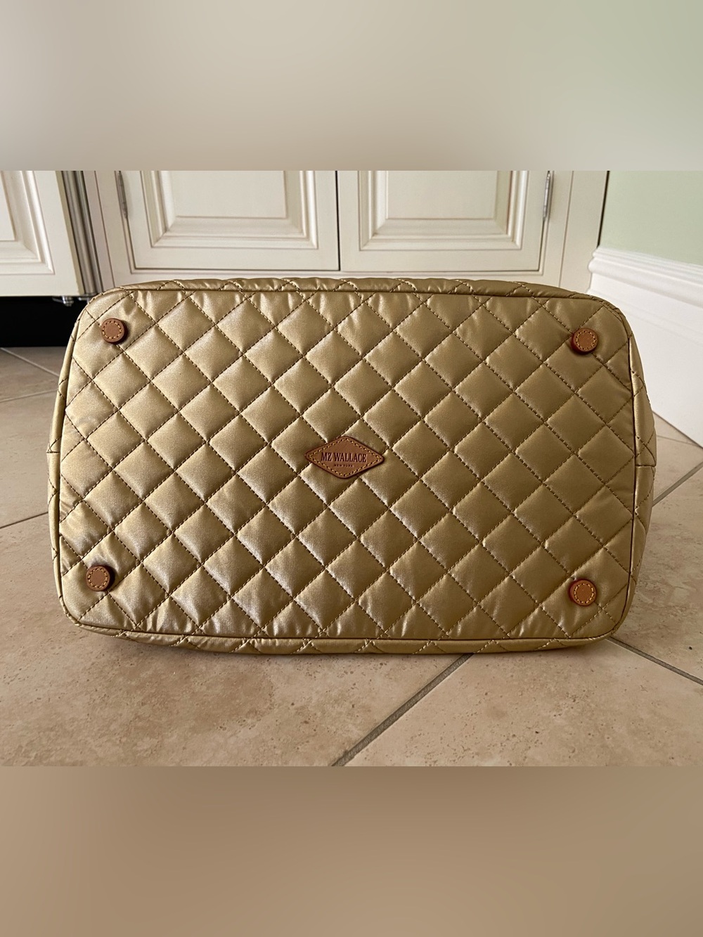 MZ Wallace Metro City Tote - Light Gold Pearl - Picture 6 of 15